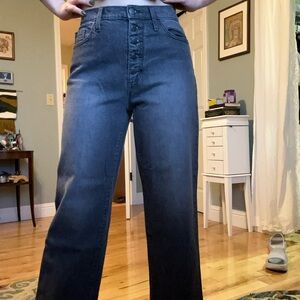 Charcoal Vintage Straight Leg Jeans
